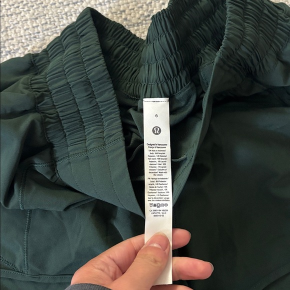 Lululemon Athletica Forest Green Athletic Shorts - Picture 2 of 4